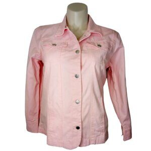 Women Pink Jean Jacket